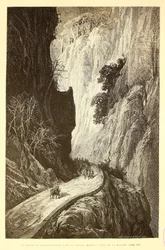 Der Durchgang von Despeñaperros in der Sierra Morena